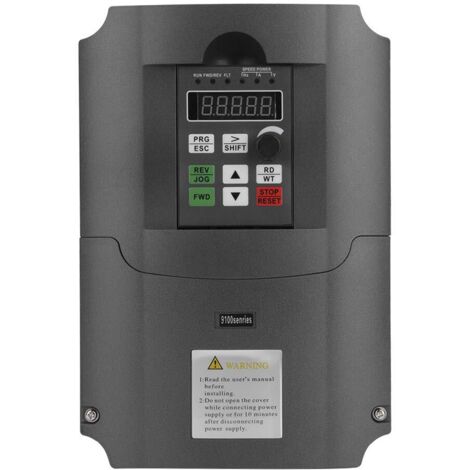 Eosnow – Convertisseur de tension monophasé 220VAC – Sortie triphasée 380VAC – Puissance 7.5kW – Contrôle vectoriel sans capteur