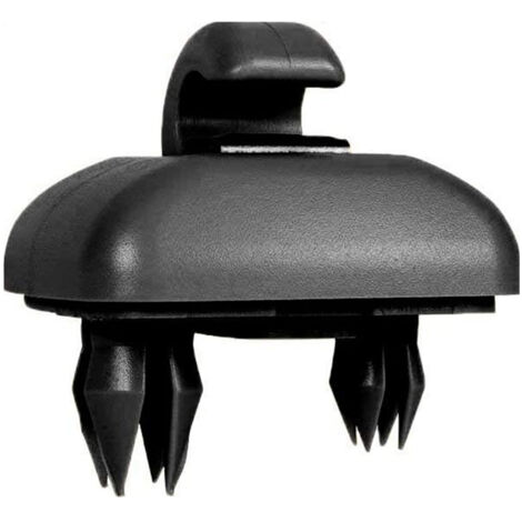 Clip de pare-soleil automatique, support de crochet de remplacement pour Audi A1 A3 A4 A5 Q3 Q5(8E0 857 562)A7 B6 B7 B8 S4 S5, Noir