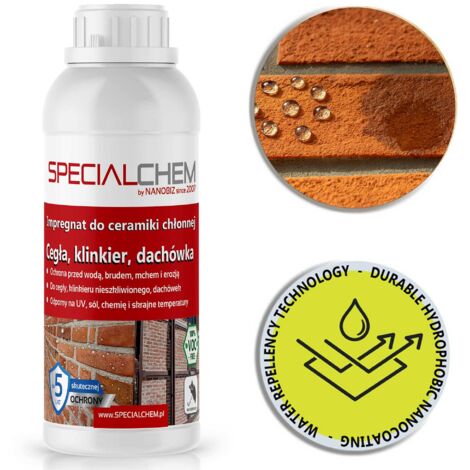 Impregnación química especial para cerámica absorbente, ladrillos, clínker, tejas 1L (1/5)