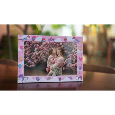 Bemi Frame Kinder-Digitalfotorahmen 10,1 Zoll, WLAN mit Frameo Pink