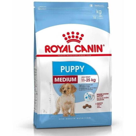 Royal Canin Hundetrockenfutter Junior Medium 4 kg Geflügel Trockenfutter Hunde