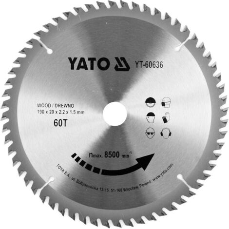 Yato YT-60636 Blatt of Kreissäge 19 cm 1 Stück(e) (1/3)