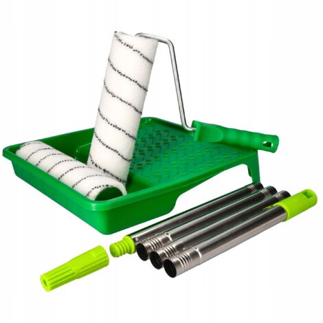 Farbrolle 25cm für Farben, Lacke, Nitroharze, Malstab, Schale