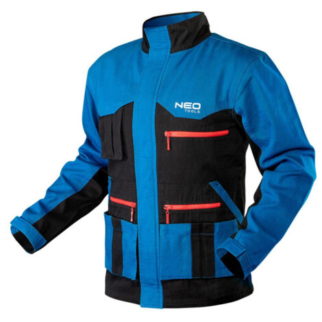Neo Arbeitsjacke 100% Baumwolle schwarz/blau HD+ S (1/5)