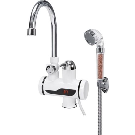 Rubinetto elettrico, raccordo, scaldabagno istantaneo 3000W, 230V (1/3)