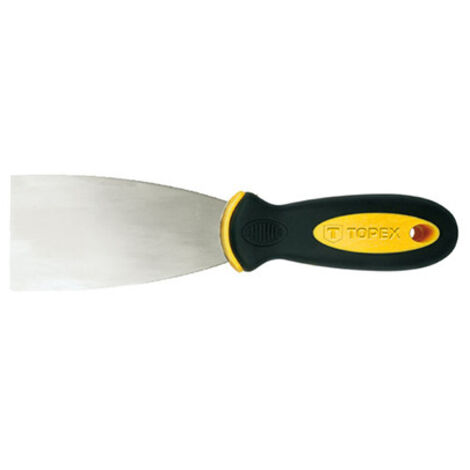 Edelstahlspatel mit doppellagigem Griff 80mm 18b607 Topex (1/2)