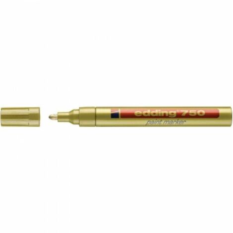 edding Lackmarker 750 4-750053 2-4mm Rundspitze permanent gold