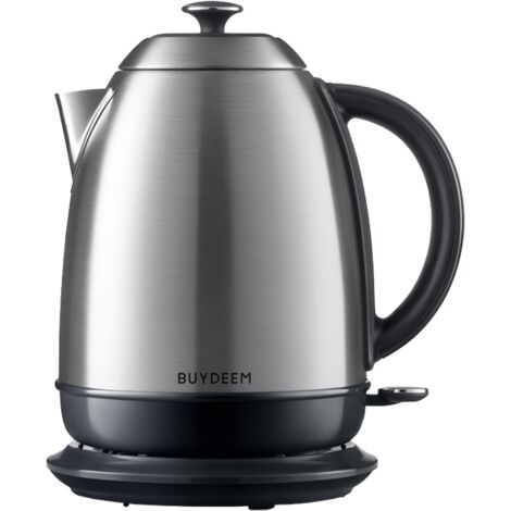 BUYDEEM Wasserkocher, Modell K640, Farbe Edelstahl, EU