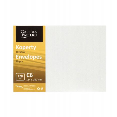 C6 Millenium Diamond White Briefumschlag 120 g/m² (10) (1/3)