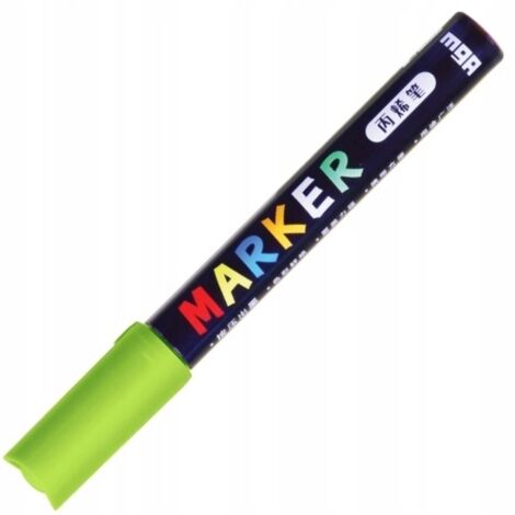 Acrylmarker 1-2 mm grün-gelblich MG 4440 A'6 (1/5)