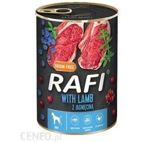 Rafi Nassfutter für Hunde mit Lamm, Dose, 400 g