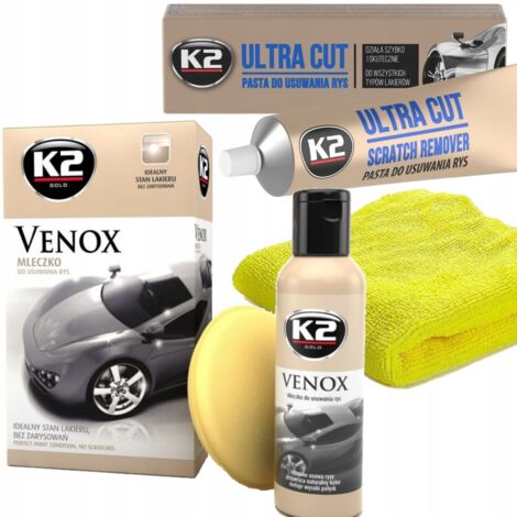 K2 PASTE + MILCHSET ZUM ENTFERNEN VON KRATZERN UND KRATZERN ULTRA CUT VENOX