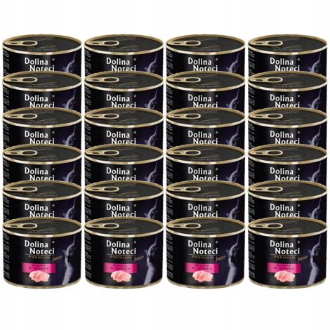 DOLINA NOTECI Premium Junior Reich an Truthahn - Katzenfutter nass - 24x185g