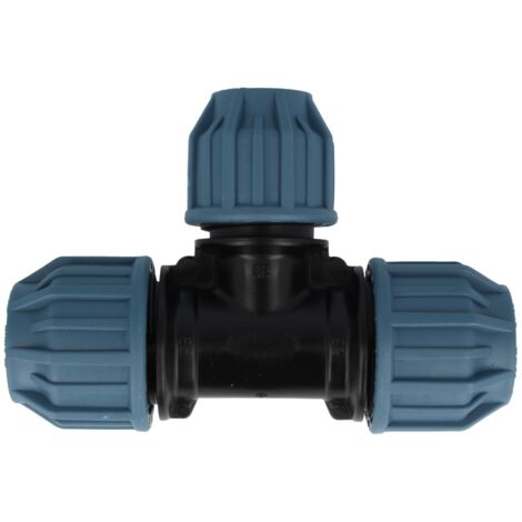 Jason PP-Klemmkupplung T-Stück reduziert Ø 20 x 16 x 20 mm - DVGW zugelassen