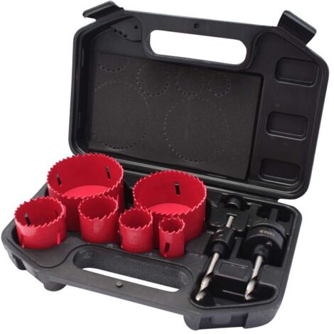 Lochsägen-Set für Elektriker 22-73 mm, 8-teilig - YT-3380 (1/5)