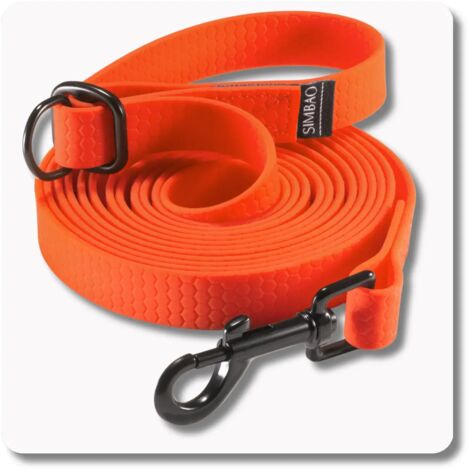 Verstellbare wasserdichte Leine ORANGE - 3m, 76MM - Hund 10-25kg