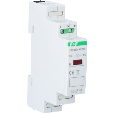 Signalleuchte LK-712 R 1xLED rot, Un=130÷260V AC/DC