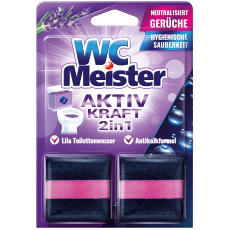 WC Meister Aktiv Kraft 2 in 1 Lila 2x 50 g (1/2)