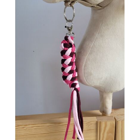 Hobby Horse Seilleine - Hellrosa/Dunkelrosa/Burgunderrot