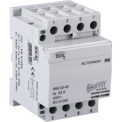 KMC 63A 230V 4NO Ideal Schütz