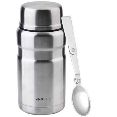 Lunch-Thermoskanne aus Stahl, 0,75 l, KINGHOFF KH-1458 (1/5)