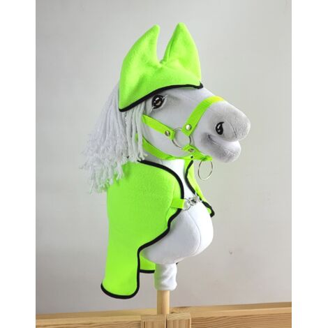 Hobby Horse A4 Set: Decke + Fliegenmützen - Neongrün (1/4)