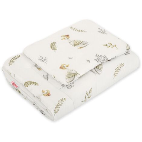 Babybettwäsche-Set mit Füllung, 2-teilig, 75 x 100 cm, Neugeborene - Gąski (1/3)