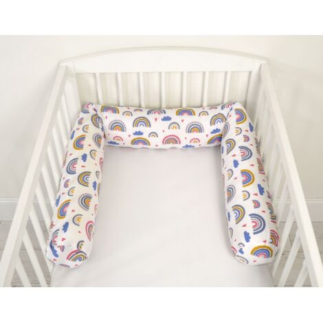 Nestchen für Babybett - Regenbogen (1/4)