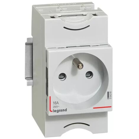 Modularsteckdose 2P+Z 10/16A 250V für Schiene G380 004280