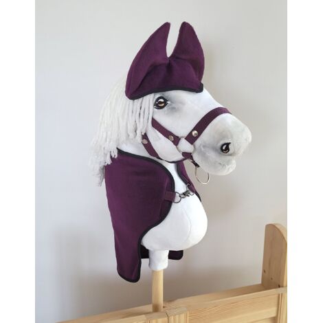 Hobby Horse A4-Set: Decke + Fliegenhüte – Pflaume (1/5)