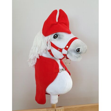 Hobby Horse A3 Set: Decke + Fliegenmuffs - Rot (1/5)