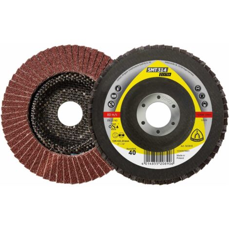 KLINGSPOR KONVEXFACHSCHEIBE SMT314 EXTRA 125mm gr. 36 (1/3)