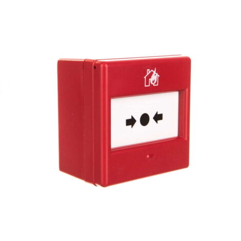 Manueller Feuermelder komplett mit Glas 1P IP24D CXM/CO/GP/R/BB 4930010FUL-0048XC