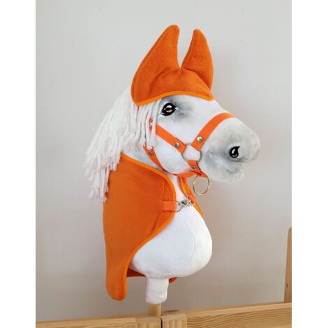 Hobby Horse A4-Set: Decke + Fliegenhüte – Orange (1/5)
