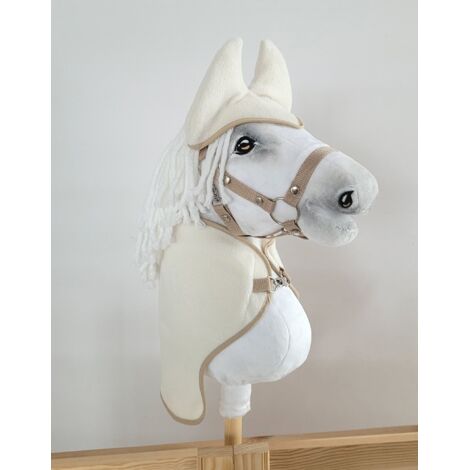 Hobby Horse A4 Set: Decke + Fliegenmützen - Creme (1/5)