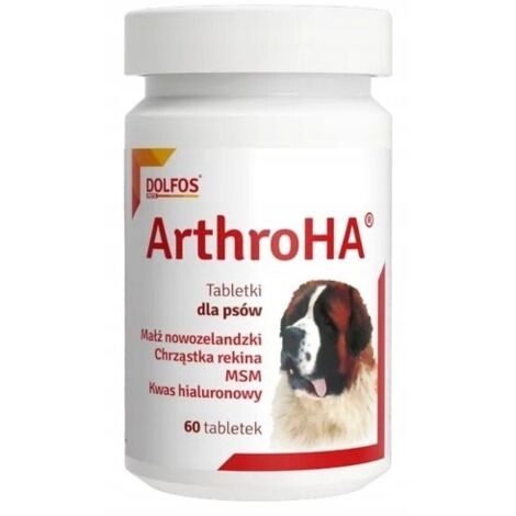Dolfos Arthro HA 60 Tabletten ArthroHA Vitamine für Knochen und Gelenke für Hunde