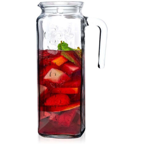 Glaskrug mit Deckel, 1,2 l (1/5)