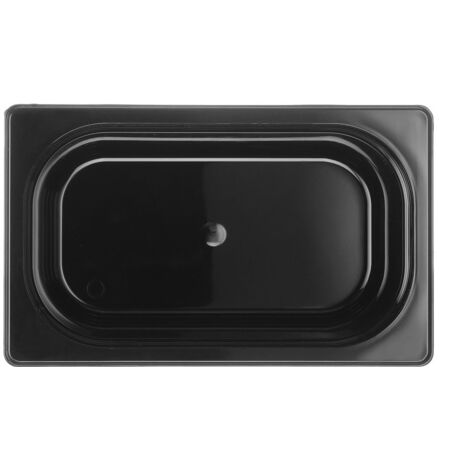 HENDI Gastronorm-Behälter 1/4, Profi Line, GN 1/4, 2,8L, Schwarz, 265x162x(H)100mm