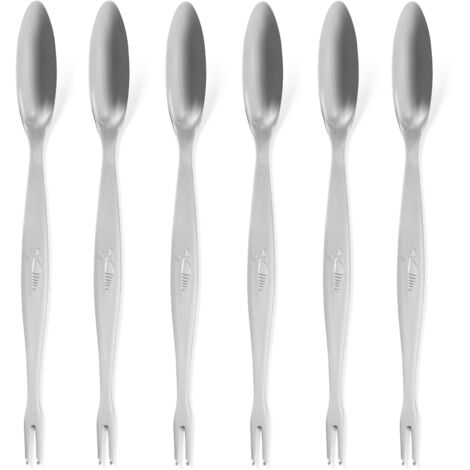Hummergabel aus Edelstahl, 6er-Set - Hendi 403716