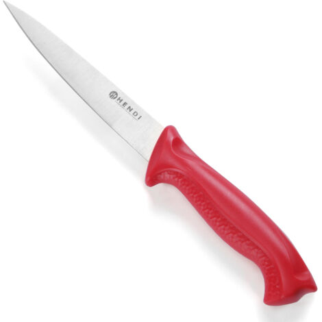 HACCP-Filetiermesser für rohes Fleisch 300 mm - rot - HENDI 842522