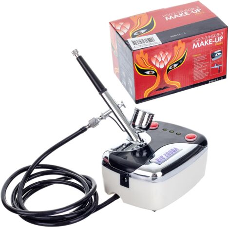 Mini-Kompressor-Airbrush-Kompressordüse 0,3 mm Schlauchset 3 Modi (1/5)