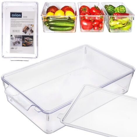 Kühlschrank-Organizer mit Deckel, 32,5 x 20 x 7,5 cm (1/5)