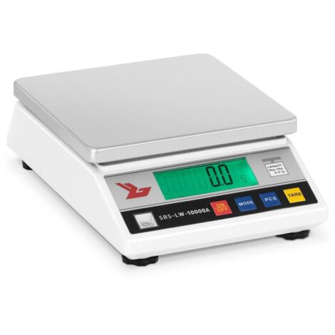 SBS-LW-10000A LCD-Präzisionswaage, genau von 0,1 g bis 10 kg