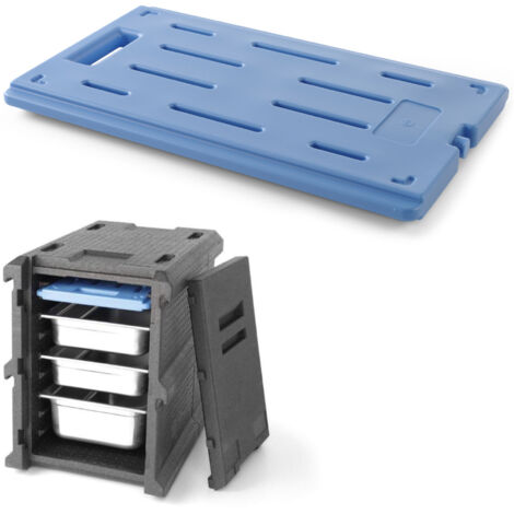 Kühlelement-Einsatz für Thermoboxen, wärmeisolierte Behälter von 0 bis 4 °C GN1/2 - Hendi 707777 (1/5)