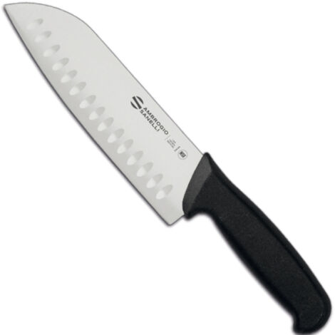 Santokumesser mit Kugelschliff zum Hacken SUPRA, Länge 180/320 mm