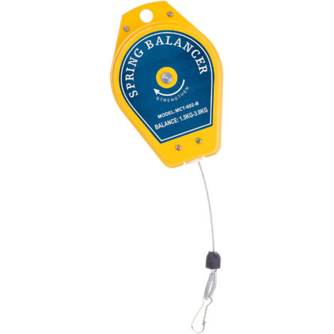 SEILBALANCIERER ZUM AUFHÄNGEN VON WERKZEUGEN 1,5-3,0KG METALLGEHÄUSE
