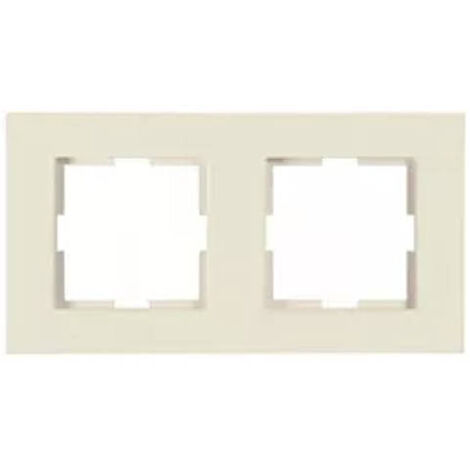 VK-90-96-02-71: KARRE 2-fach Rahmen, Farbe Creme