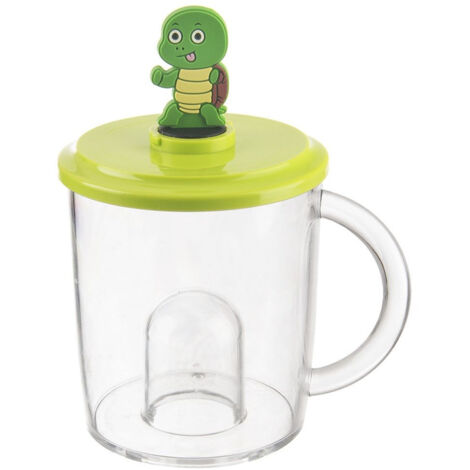 Becher mit Schildkrötenfigur für ein Kind, 240 ml (1/5)