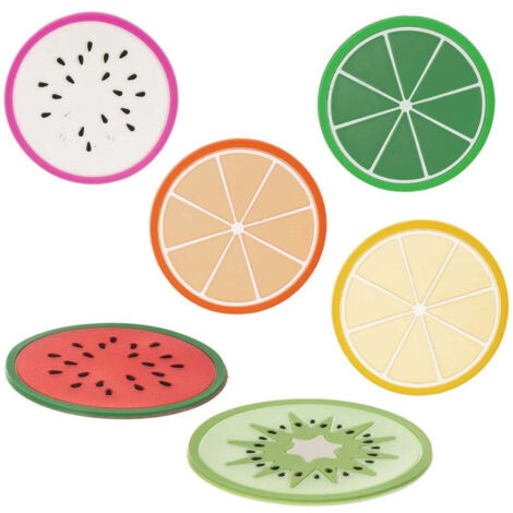 Obstbecher-Untersetzer 8,5 cm 6 Stück. (1/5)