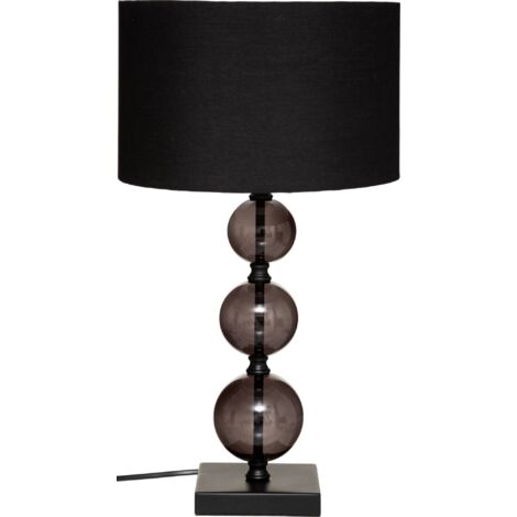 Tischleuchte ALMA, H. 52 cm, schwarz
